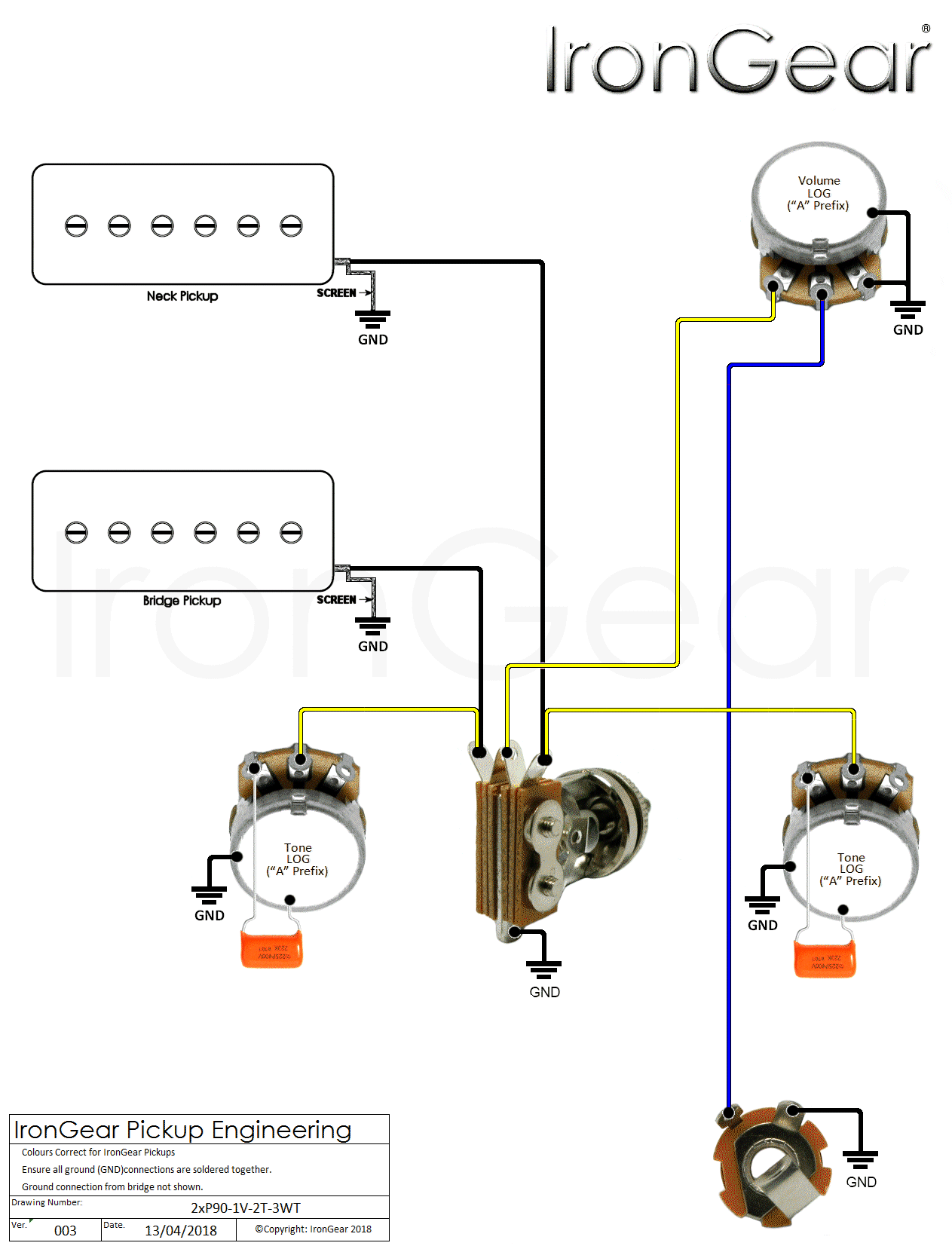 Wiring Diagram For 3 Pickup Les Paul from www.irongear.co.uk