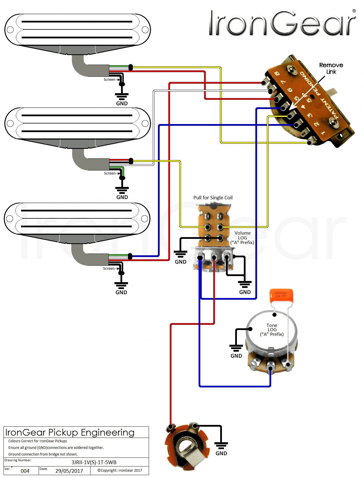 Basic Strat Wiring Diagram from www.irongear.co.uk