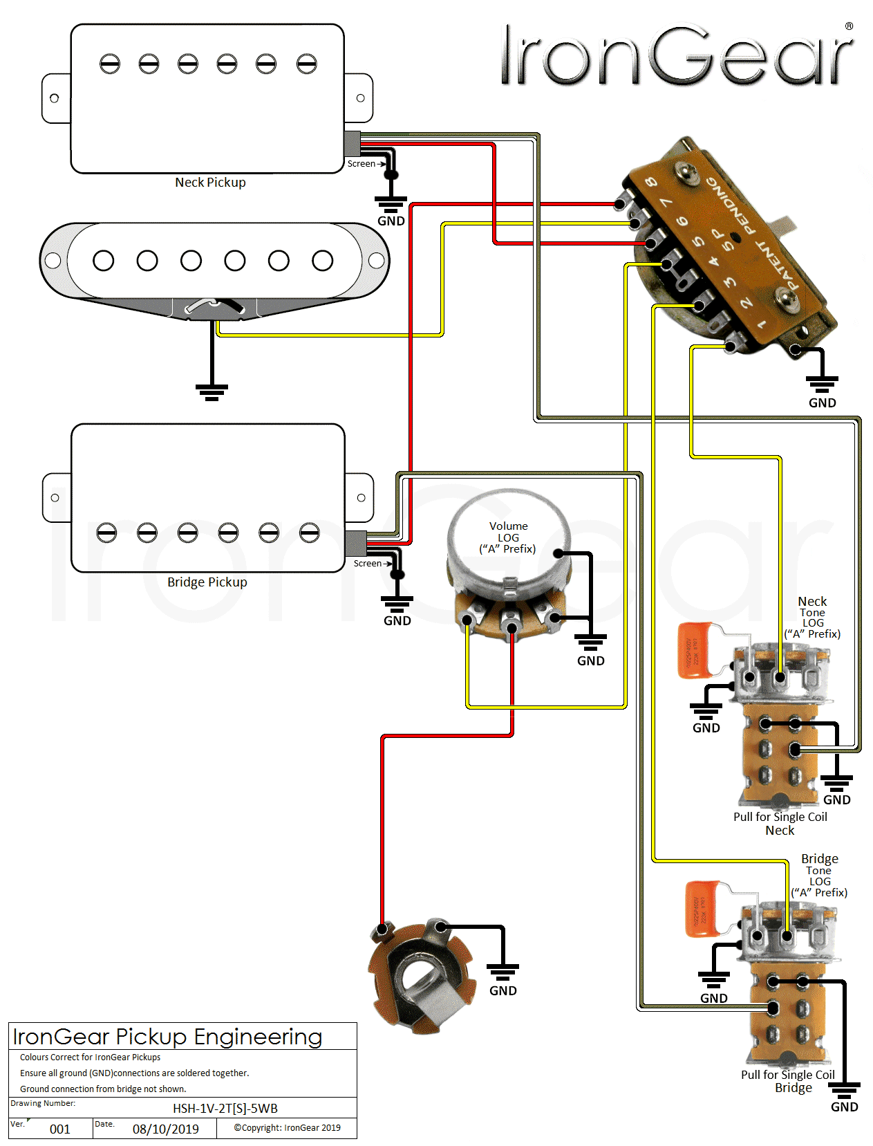 Wiring Diagram For 3 Pickup Strat With 5 Way Switch from www.irongear.co.uk