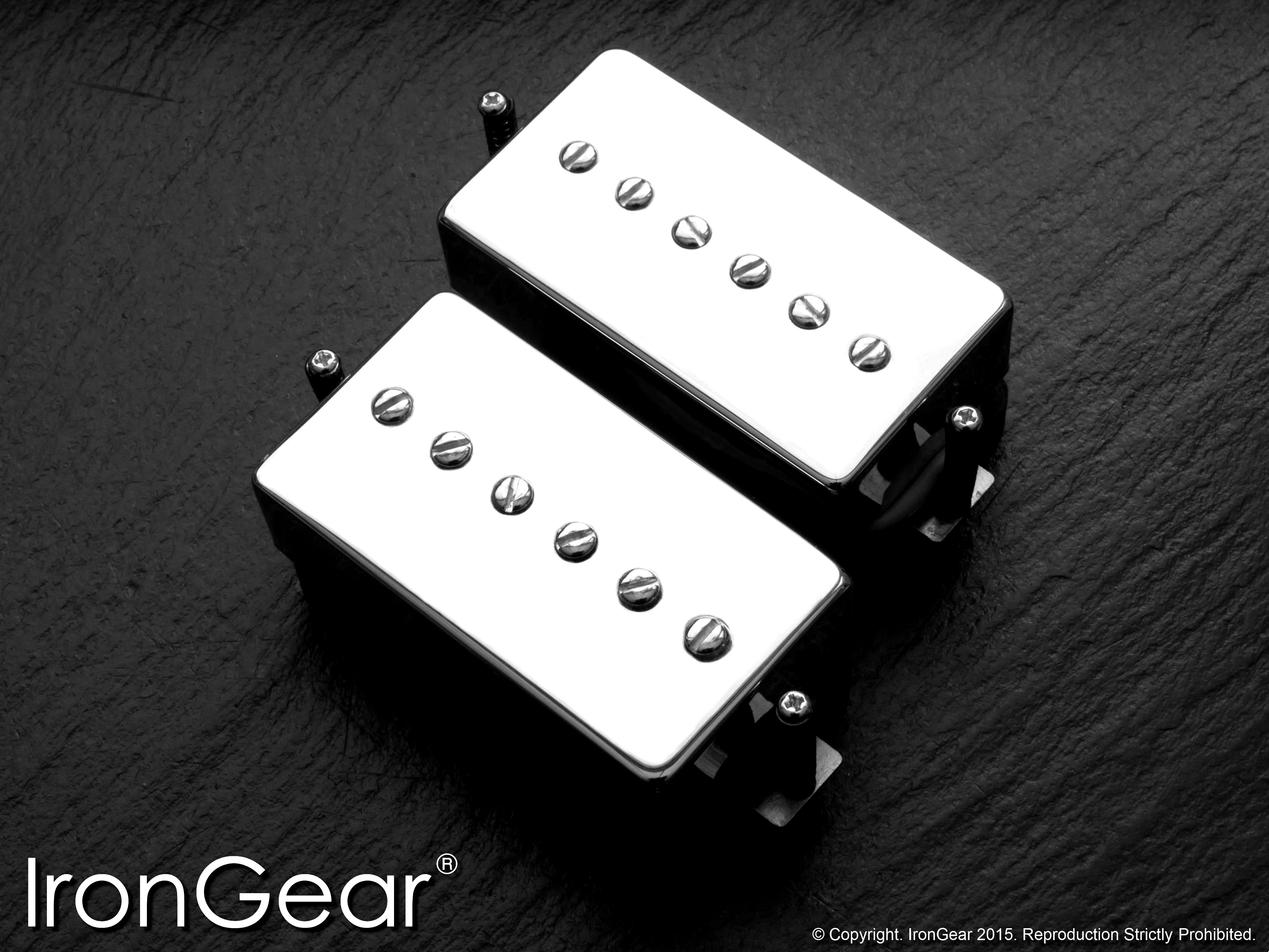 IronGear Alchemist 90 humbucker-sized P90, chrome covers